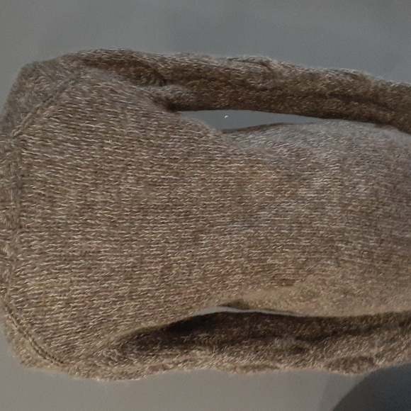 Theory gray wool blend cable knit crewneck pullover sweater size small - Picture 5 of 10